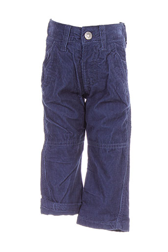 benetton pantalons garçon de couleur bleu