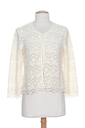 fracomina gilets femme de couleur beige