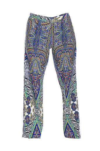 fracomina pantalons femme de couleur bleu