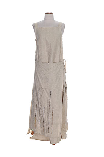 cannisse robes femme de couleur beige