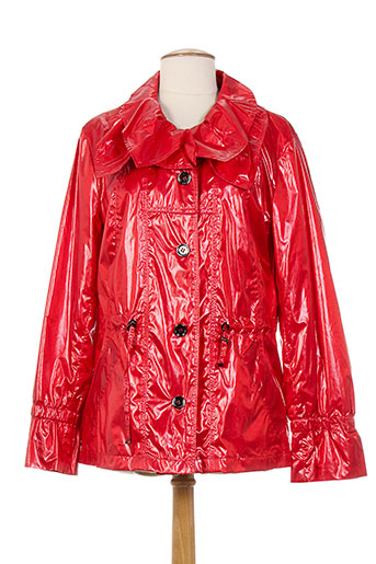 concept k manteaux femme de couleur rouge