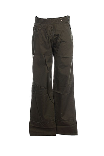 mexx pantalons garçon de couleur vert