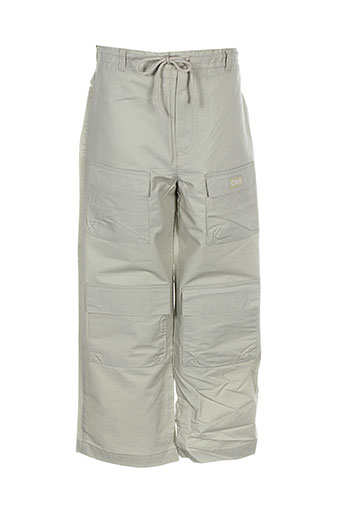 contre vents et marees pantalons garçon de couleur gris