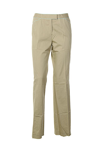 pablo gerard darel pantalons femme de couleur beige