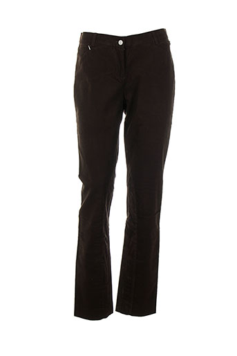 gant pantalons femme de couleur marron