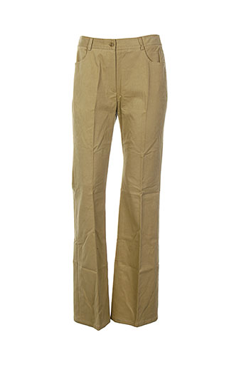 pablo gerard darel pantalons femme de couleur beige
