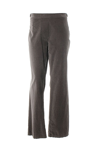 bleu de sym pantalons femme de couleur marron