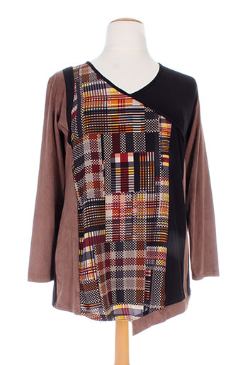 jean marc philippe chemises femme de couleur marron