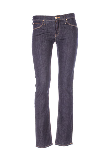 lee jeans femme de couleur bleu