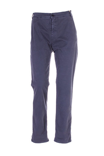 maxmara pantalons femme de couleur bleu