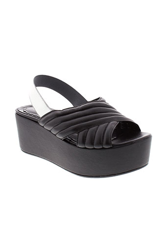 i blues chaussures femme de couleur noir