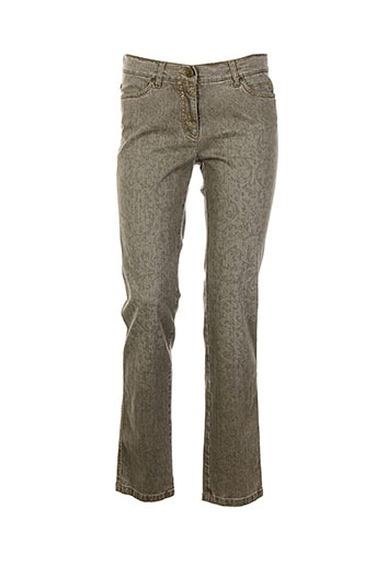 toni jeans femme de couleur marron