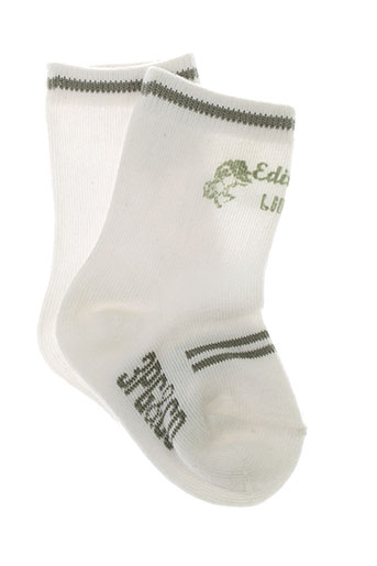 3 et pommes chaussette garcon de couleur blanc (photo) 3 et pommes chaussette garcon de couleur blanc (photo)