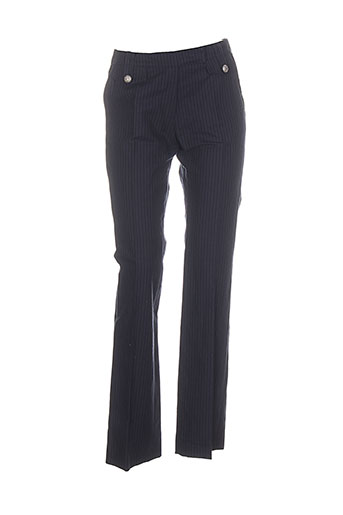 pablo gerard darel pantalons femme de couleur bleu