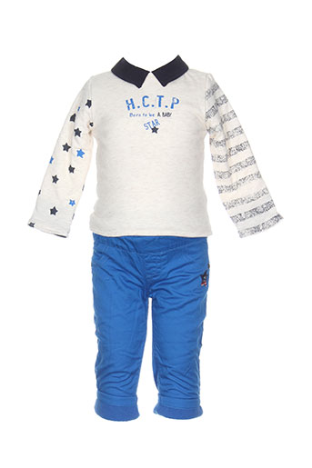 3 et pommes pull et pantalon garcon de couleur bleu (photo) 3 et pommes pull et pantalon garcon de couleur bleu (photo)