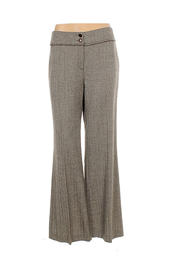 bleu blanc rouge pantalons femme de couleur marron