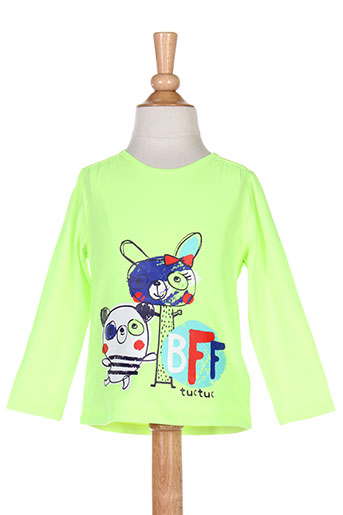 tuc tuc t-shirts fille de couleur vert