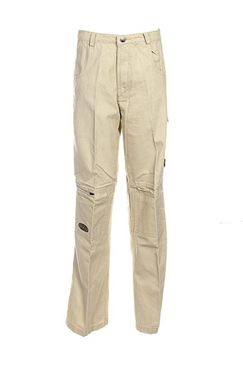 ddp pantalons garçon de couleur beige