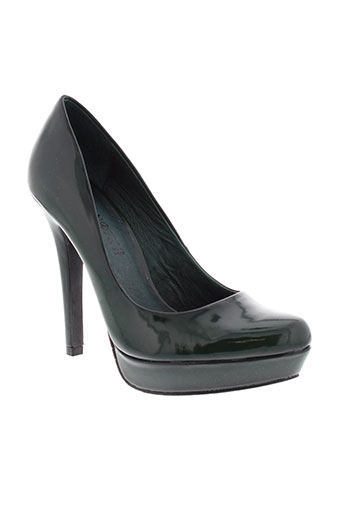 cafe noir chaussures femme de couleur vert