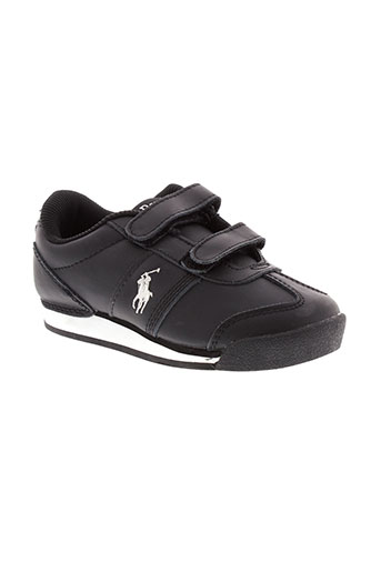 ralph et lauren baskets garcon de couleur noir