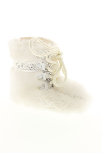 guess chaussures fille de couleur blanc