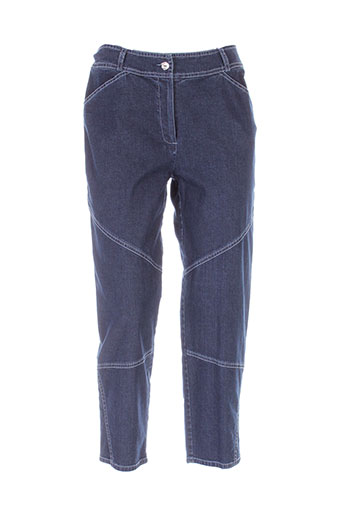 quattro pantacourts femme de couleur bleu