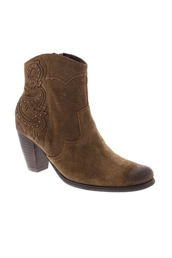 fugitive by francesco rossi chaussures femme de couleur marron