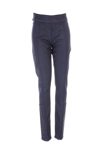 guess pantalons femme de couleur bleu