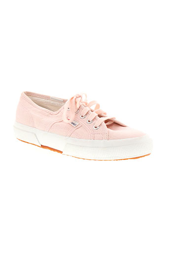 superga chaussures femme de couleur rose
