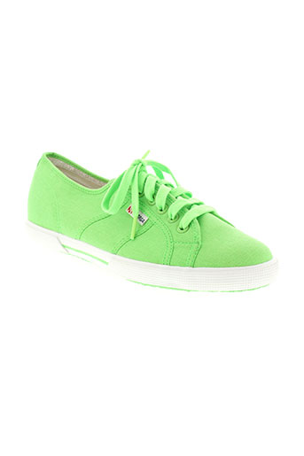 superga chaussures unisexe de couleur vert