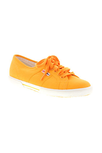superga chaussures unisexe de couleur orange