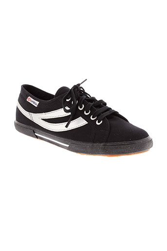 superga chaussures unisexe de couleur noir