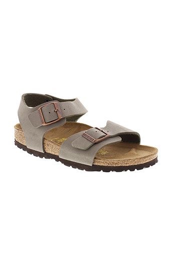 birkenstock chaussures femme de couleur marron