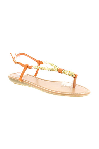 cassis cote d'azur chaussures femme de couleur orange