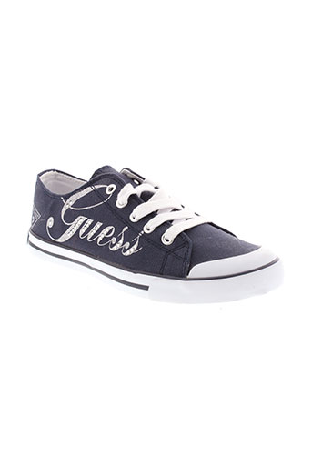 guess chaussures fille de couleur bleu