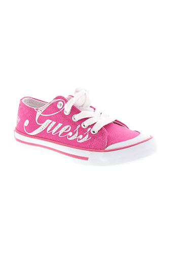 guess chaussures fille de couleur rose