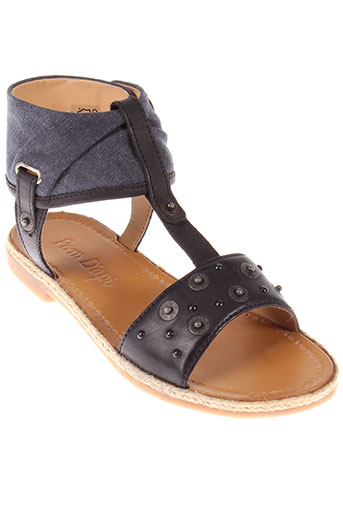 pom d'api chaussures fille de couleur noir