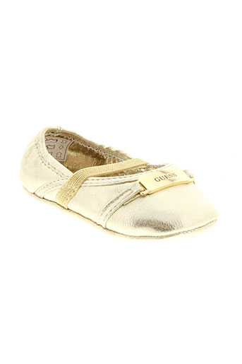 guess chaussures fille de couleur jaune