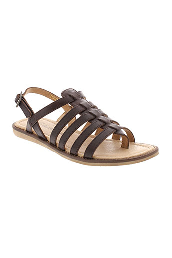 romagnoli chaussures fille de couleur marron
