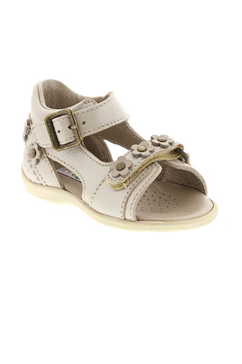 romagnoli chaussures fille de couleur beige