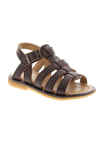 romagnoli chaussures fille de couleur marron