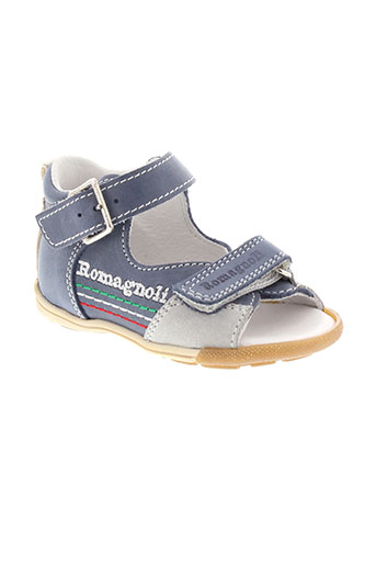 romagnoli chaussures fille de couleur bleu