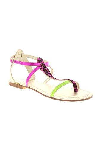 cafe noir chaussures femme de couleur rose
