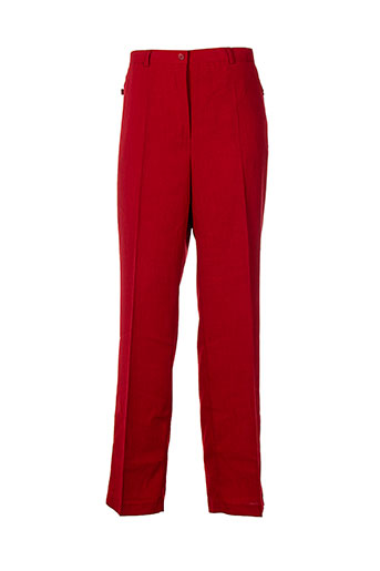 jean gabriel pantalons femme de couleur rouge