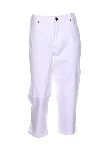 ciso pantacourts femme de couleur blanc