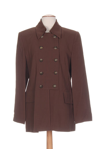 exaltation manteaux femme de couleur marron