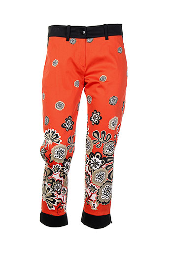 nuni pantacourts femme de couleur rouge