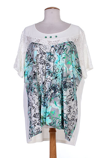 jean gabriel t-shirts femme de couleur blanc