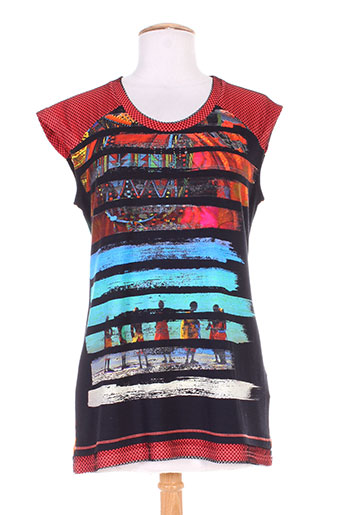jean gabriel t-shirts femme de couleur rouge