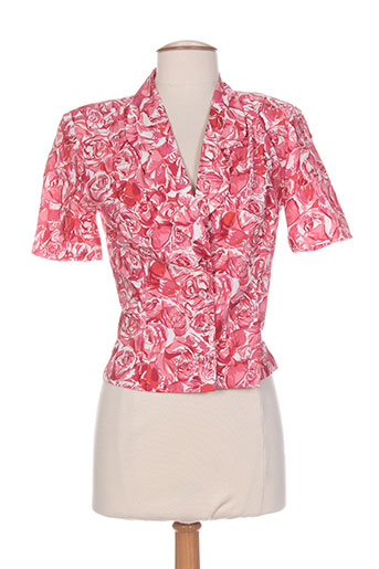 anne elisabeth vestes femme de couleur rose